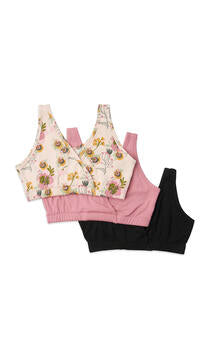 Paisley 3-Pack Sleep Bras