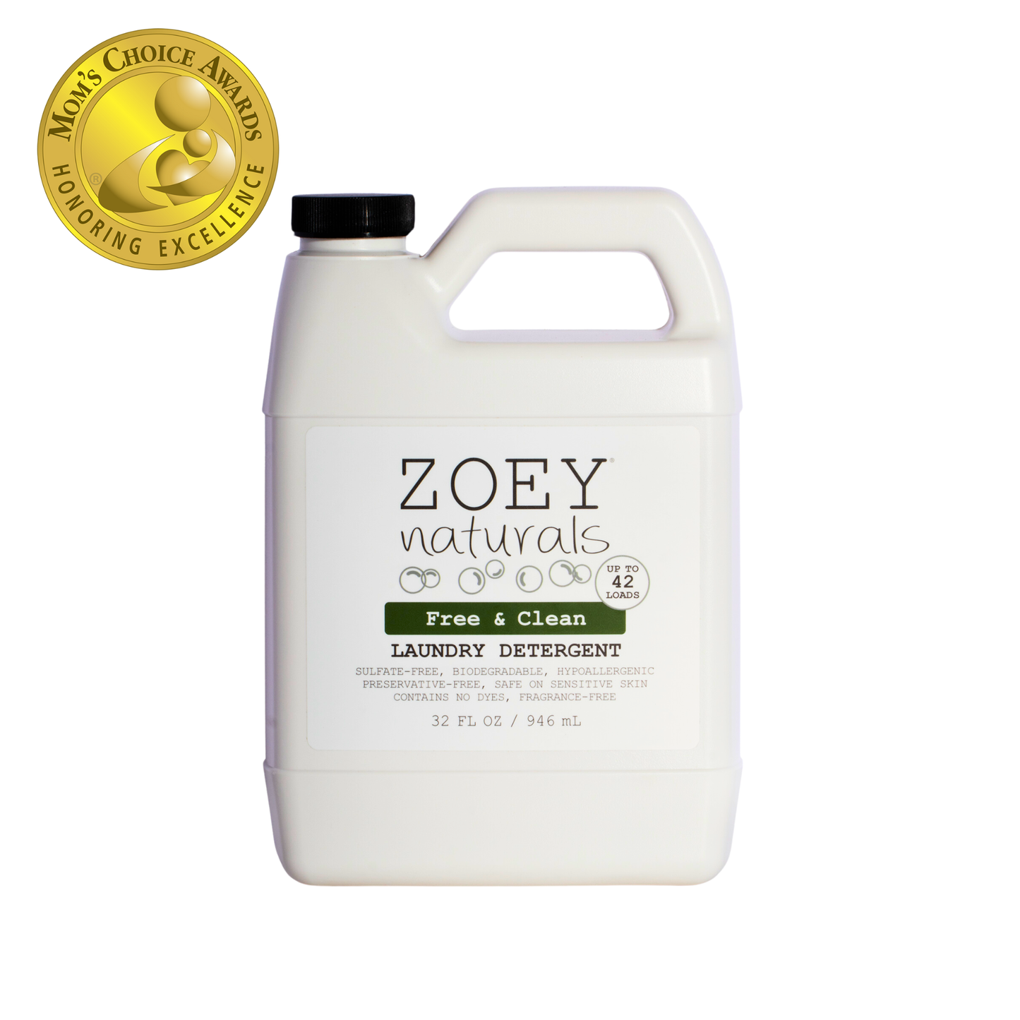 Zoey Naturals Free & Clean Laundry Detergent