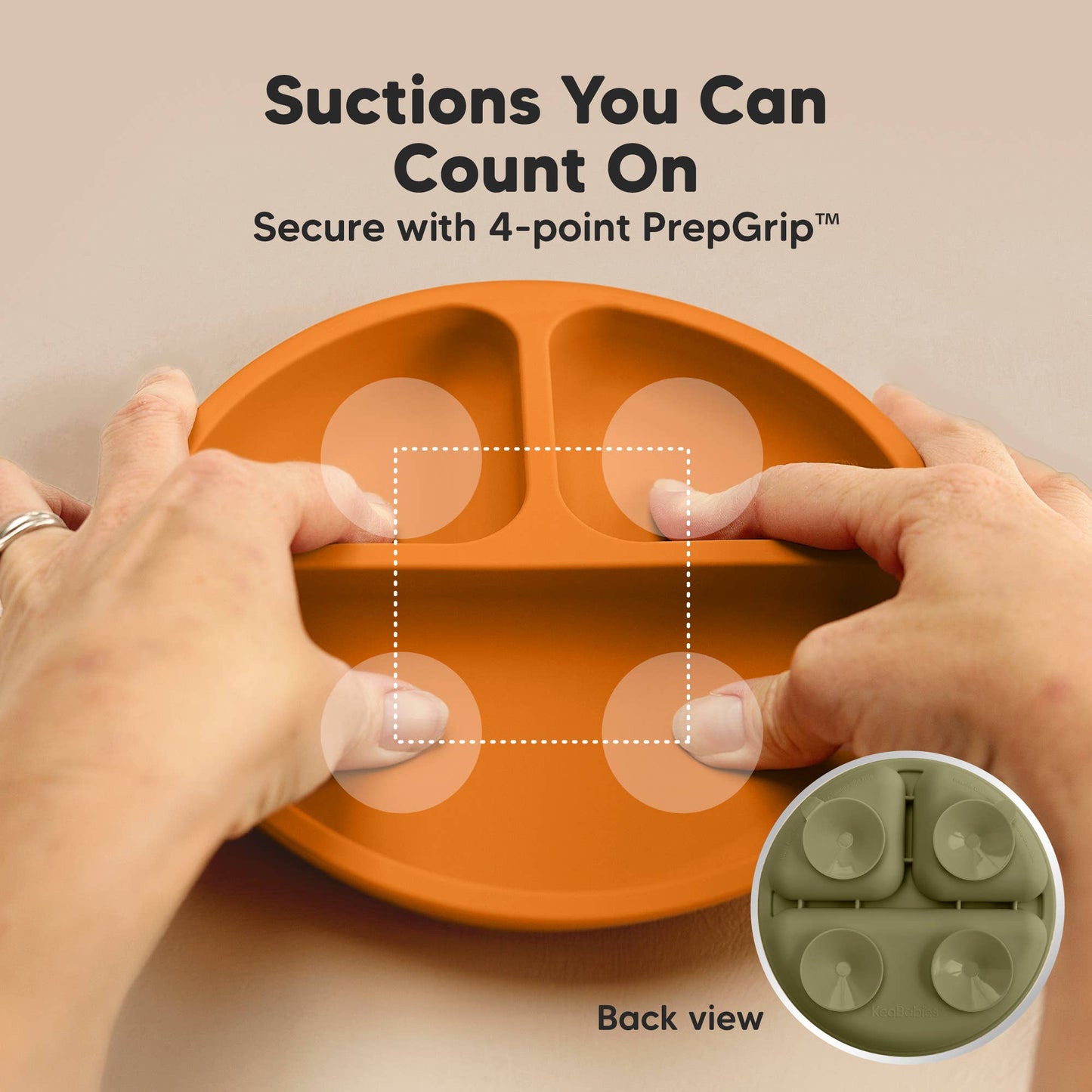3-Pack Prep Suction Plates