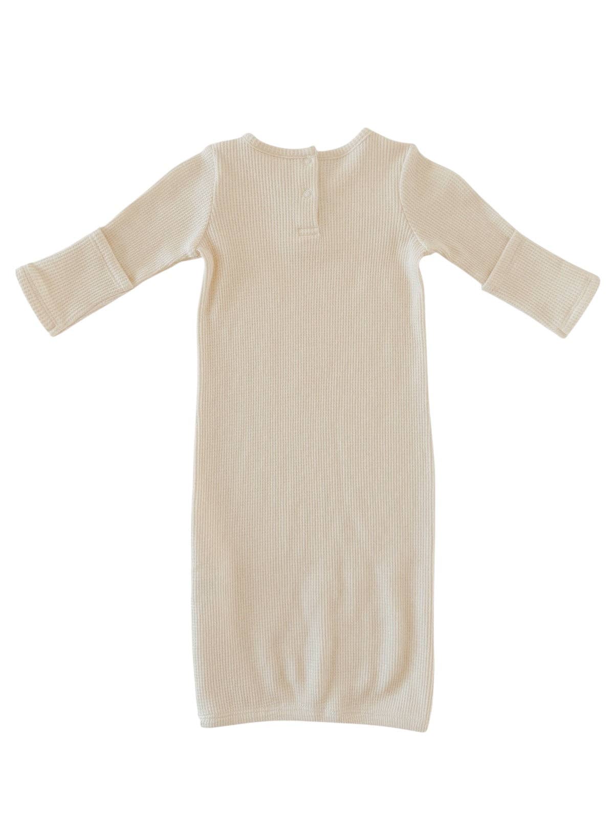 Snow Organic Waffle Gown