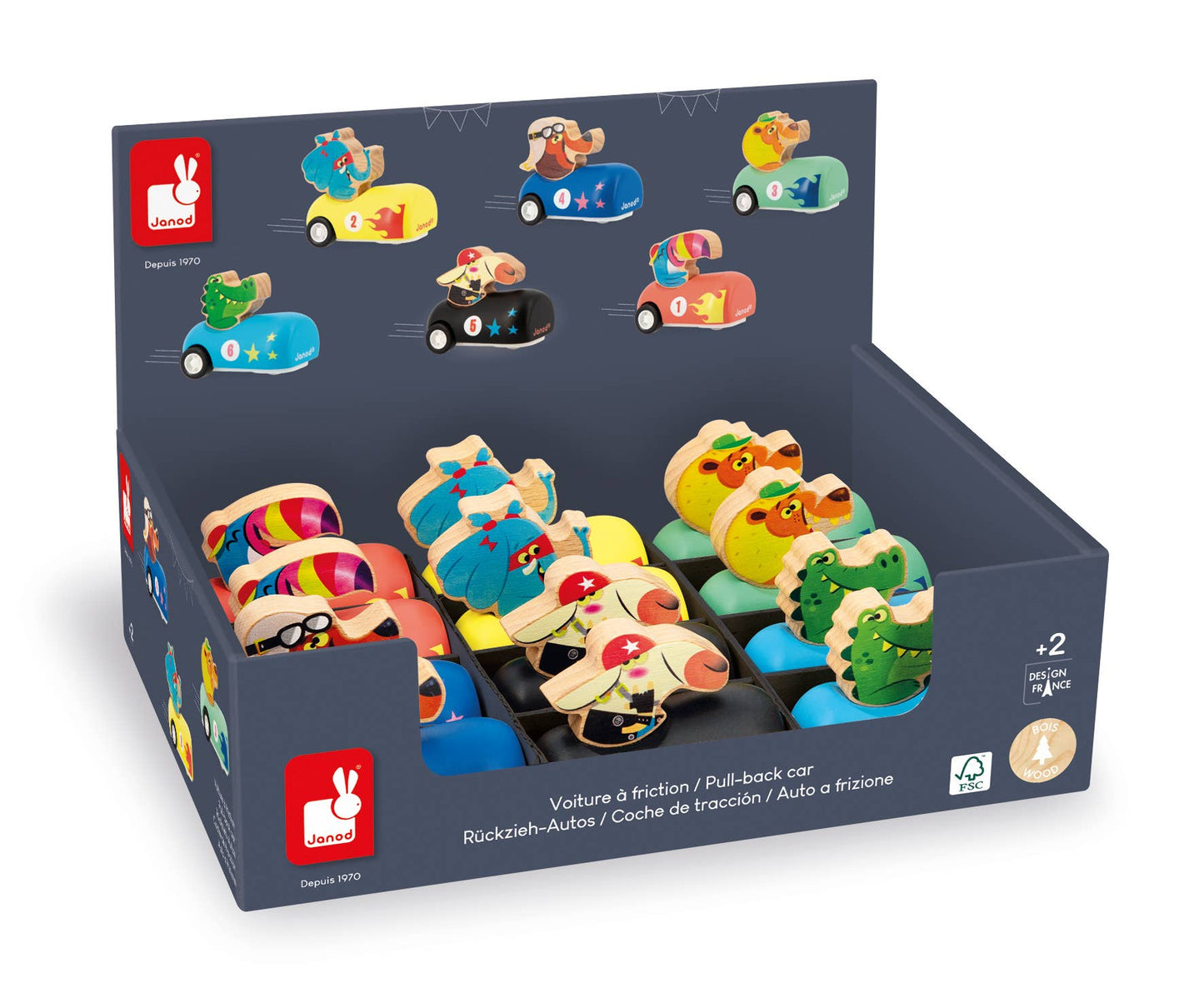 Applepop Pull-Back Cars