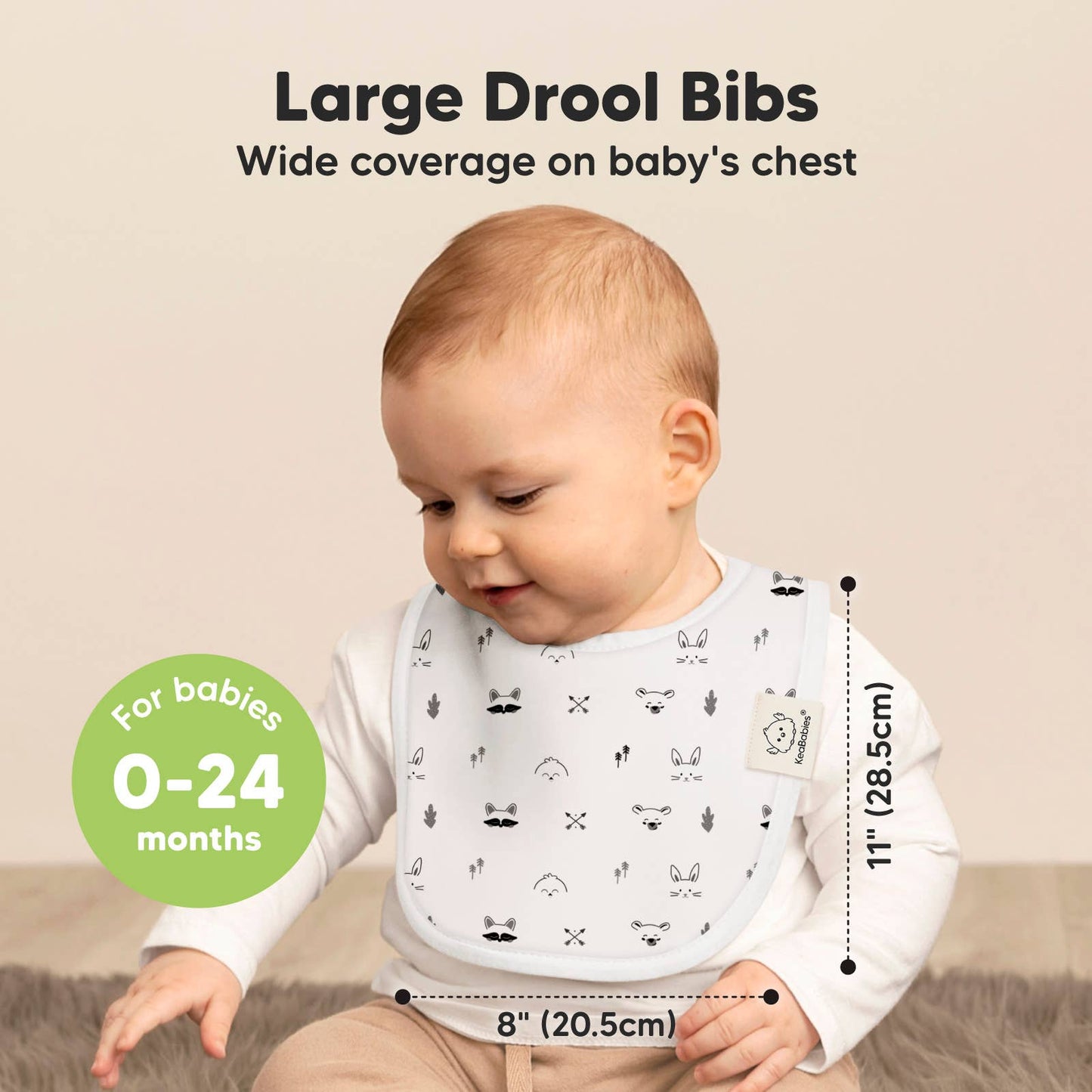 8-pack Urban Drool Bibs Nordic