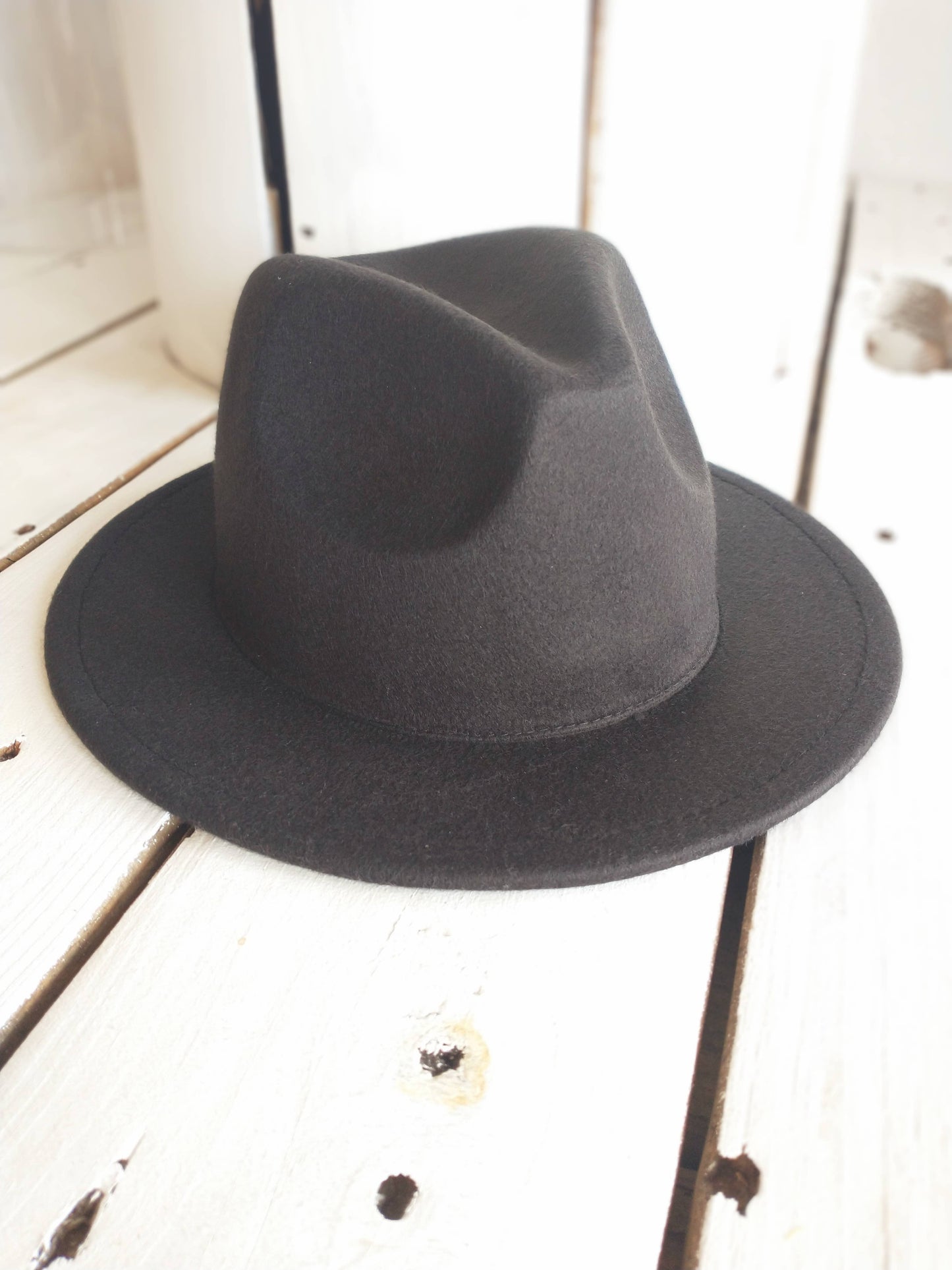 Kids Western Hat in Midnight Black