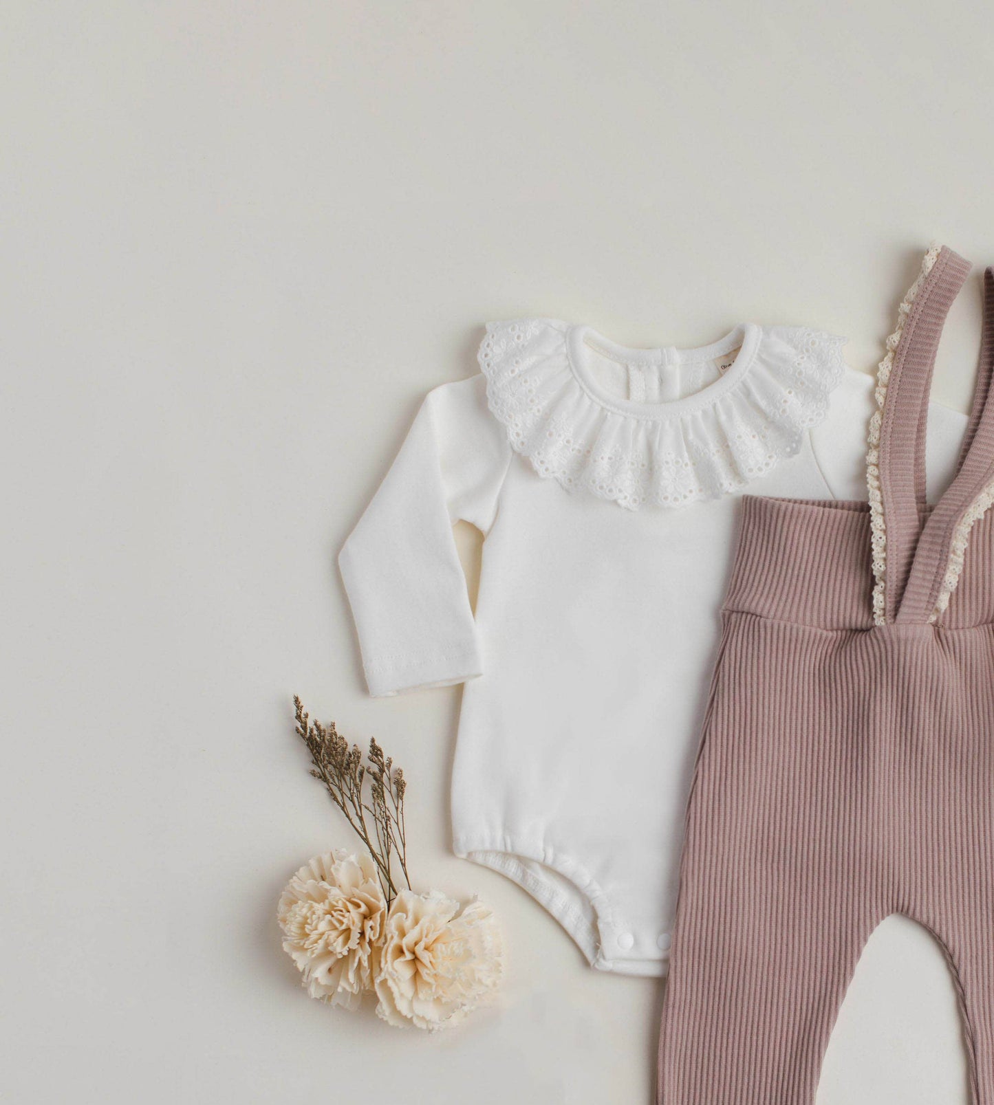 White Ruffle Bodysuit