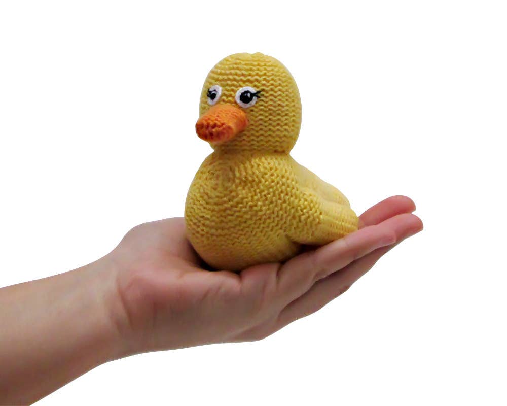 Handmade Baby Rattle Duck Toy