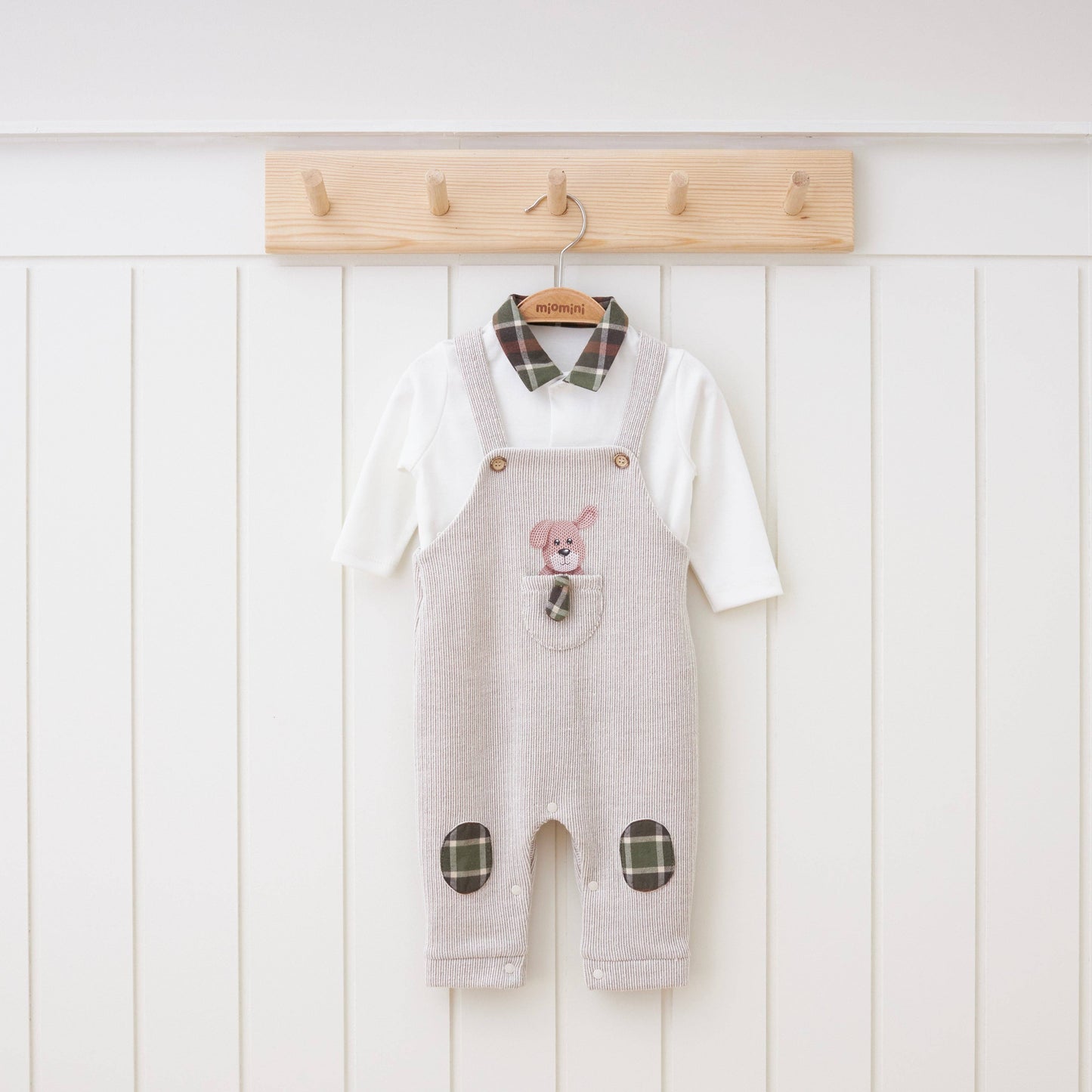 Puppy Pocket Overall Set