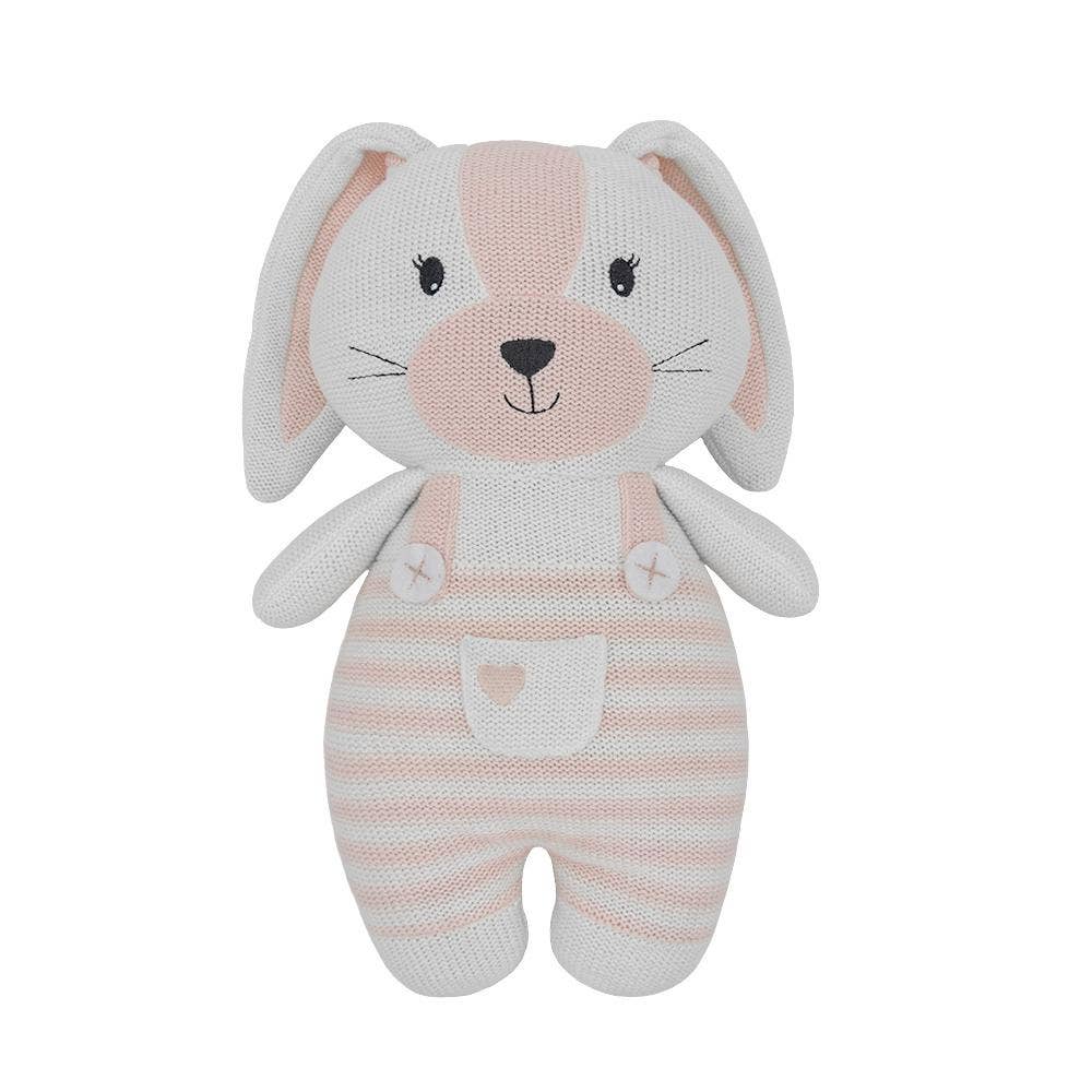 Huggable Cotton Knit Toy - Lucy Bunny