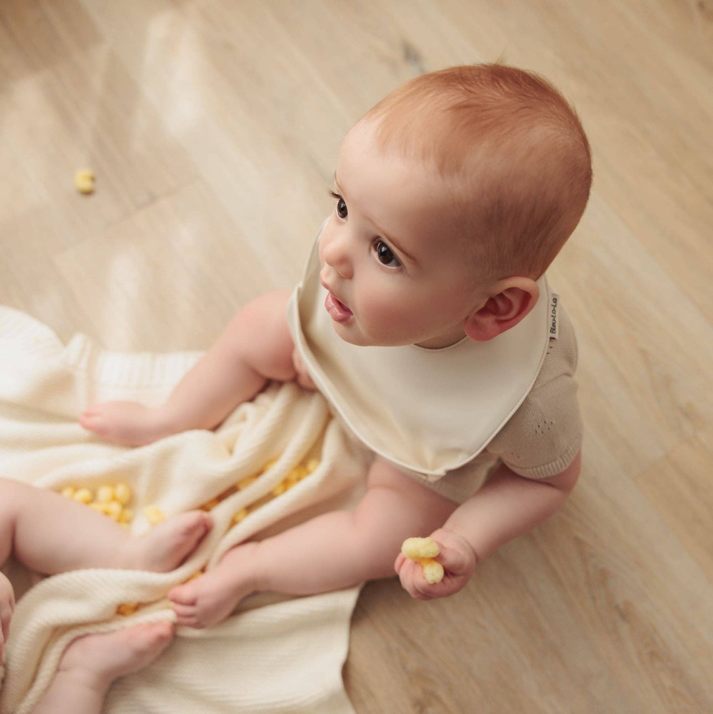 2 Soft Vegan Leather Bibs 0-12 Months