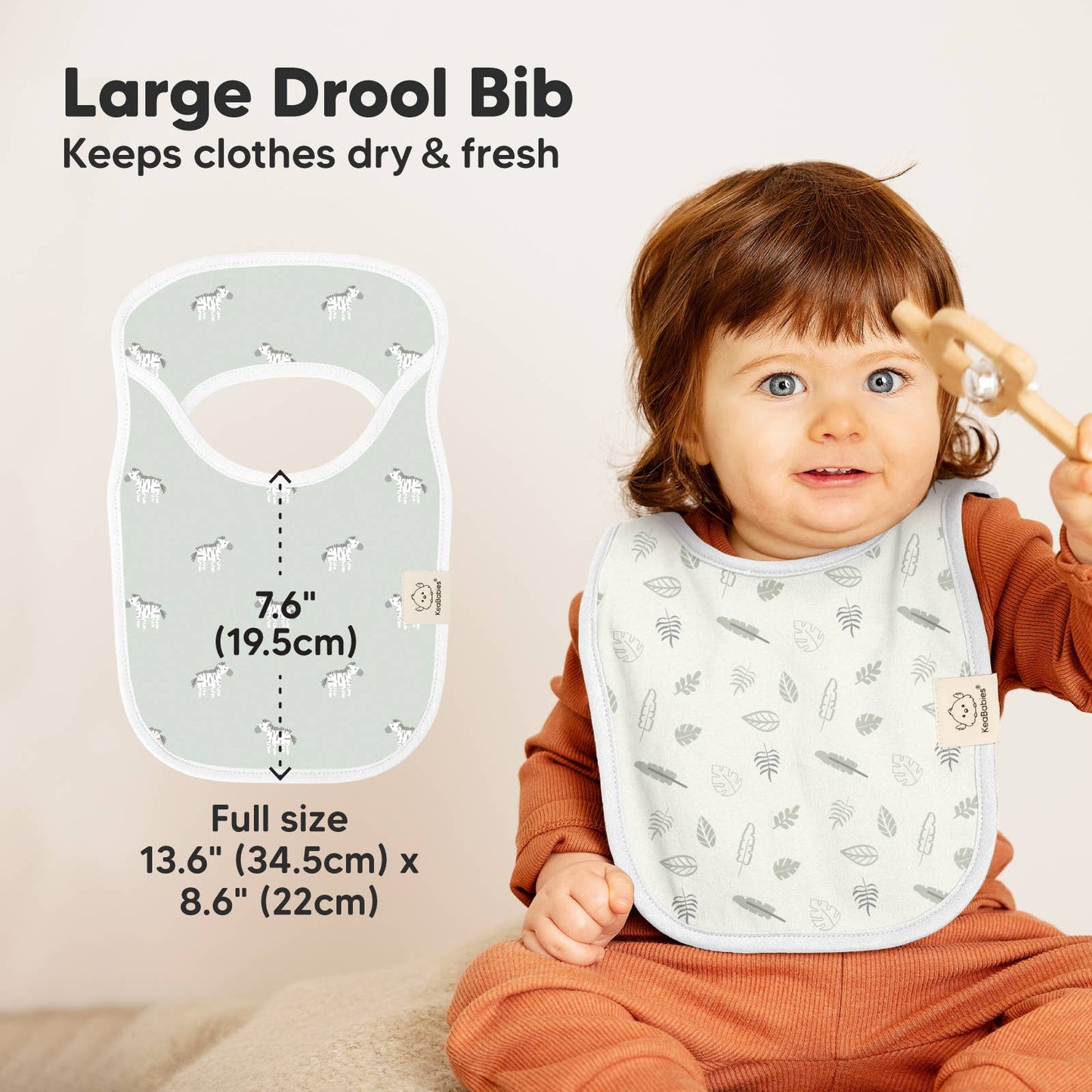 8-Pack Hallo Drool Bibs Wilderness