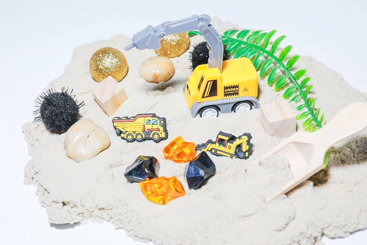 Construction Fun Sand Jar