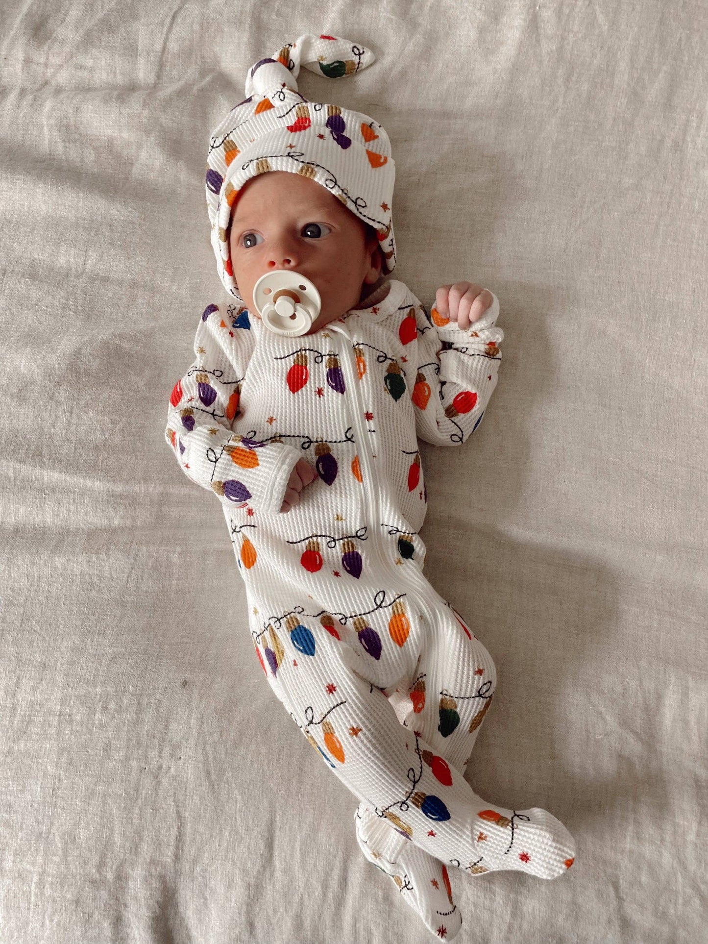 Christmas Lights Footie