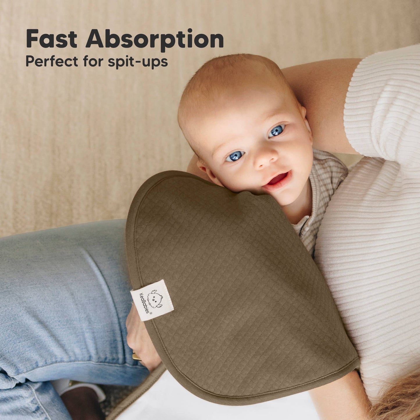 5-Pack Quin Baby Burp Cloths