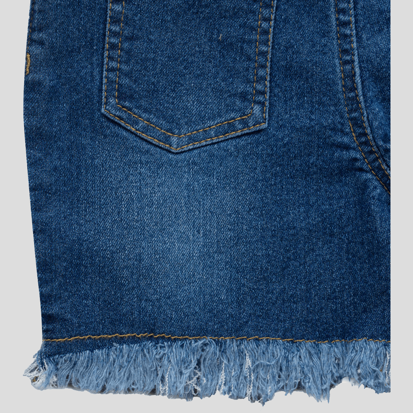 Denim Ripped Shorts