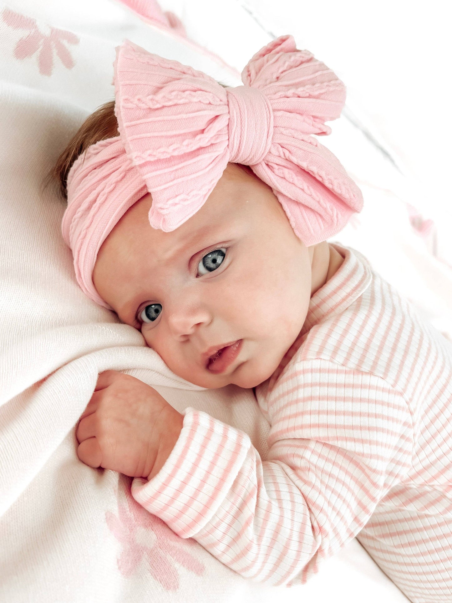 Ballerina Pink Cable Bow