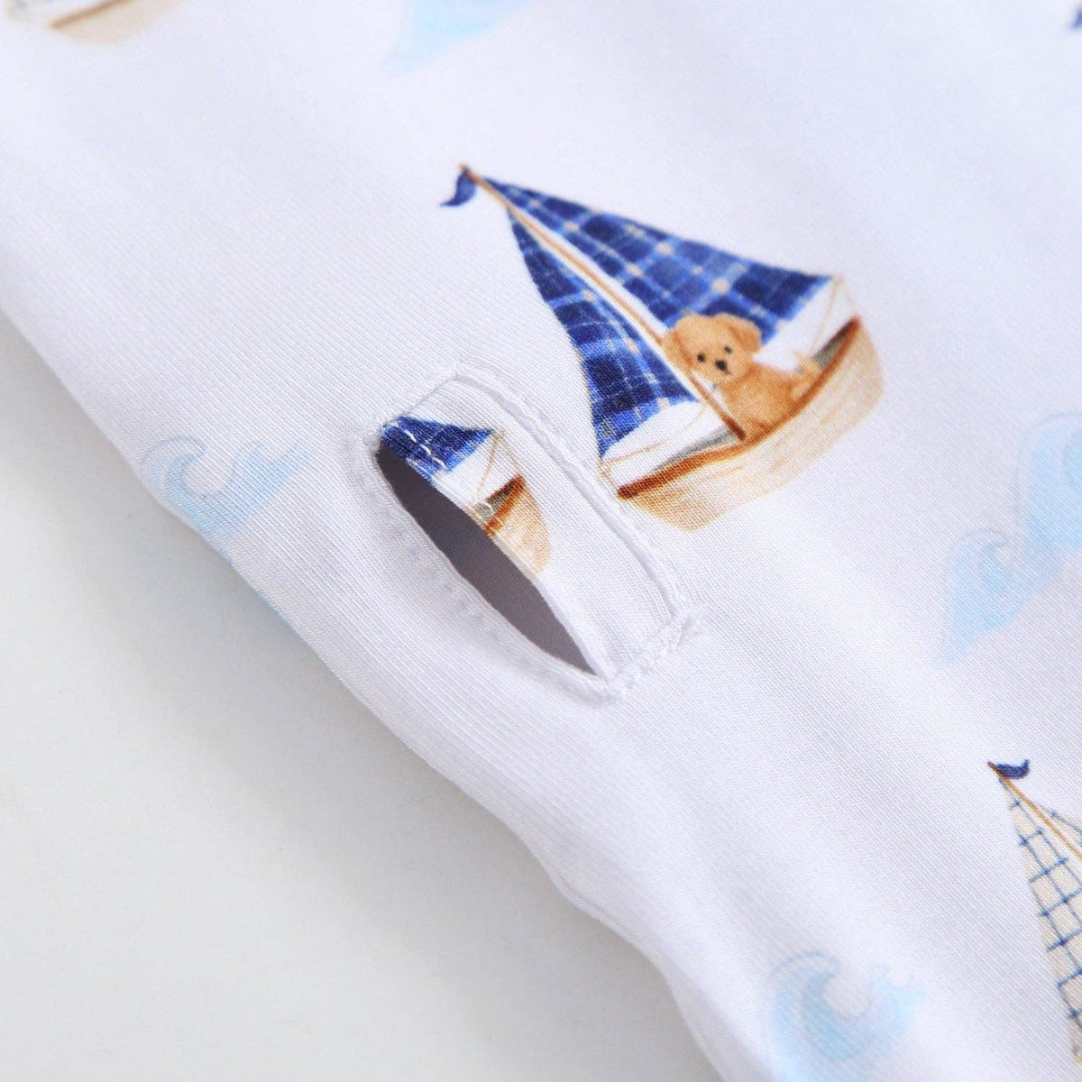 Ruff Waves Zippered Pjs