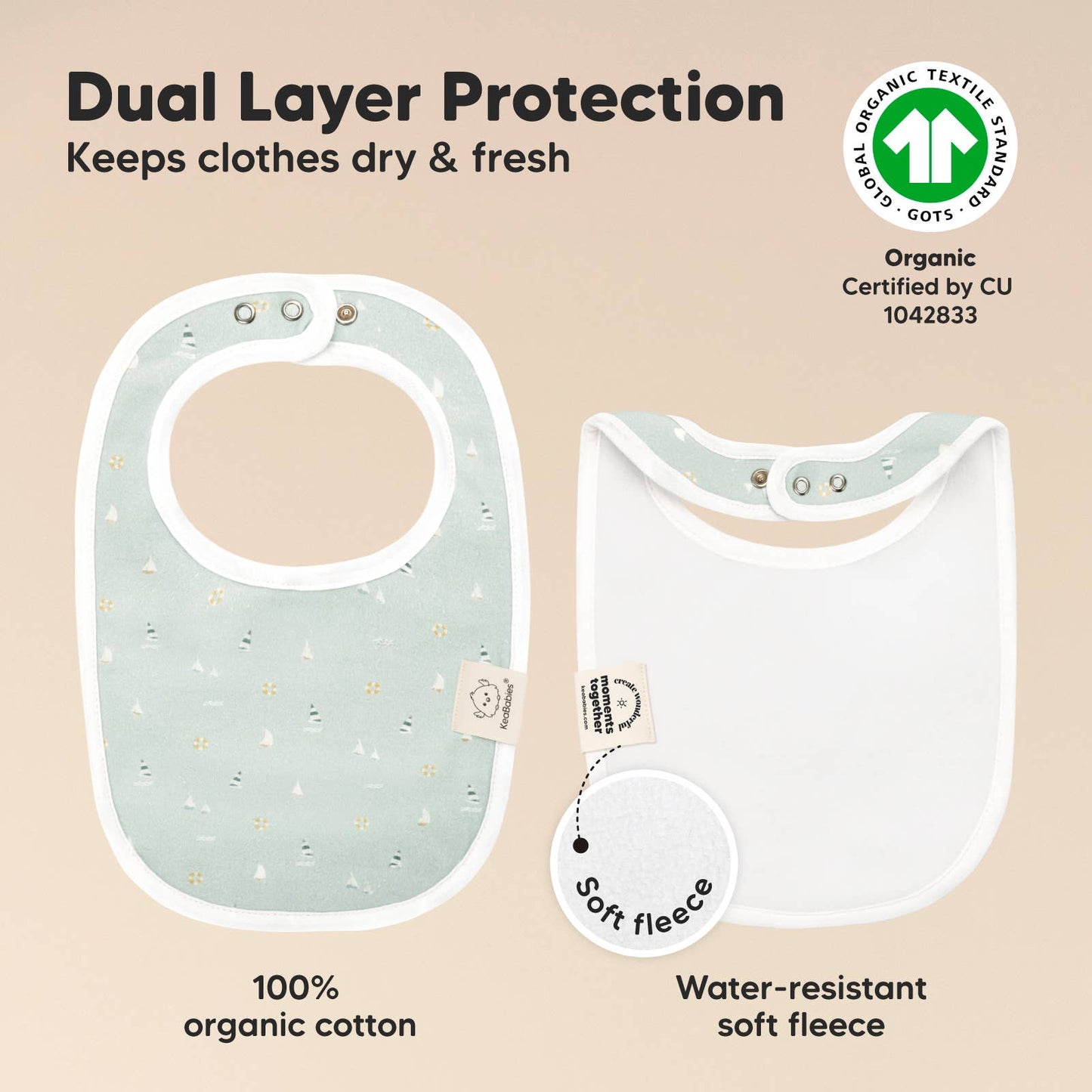 8-pack Urban Drool Bibs Vessels