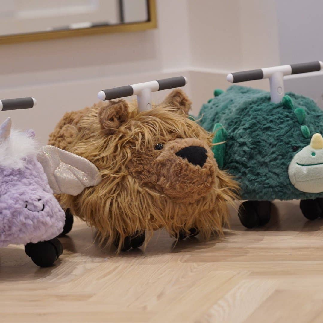 Highland Cow Hairies Ride-On Toy