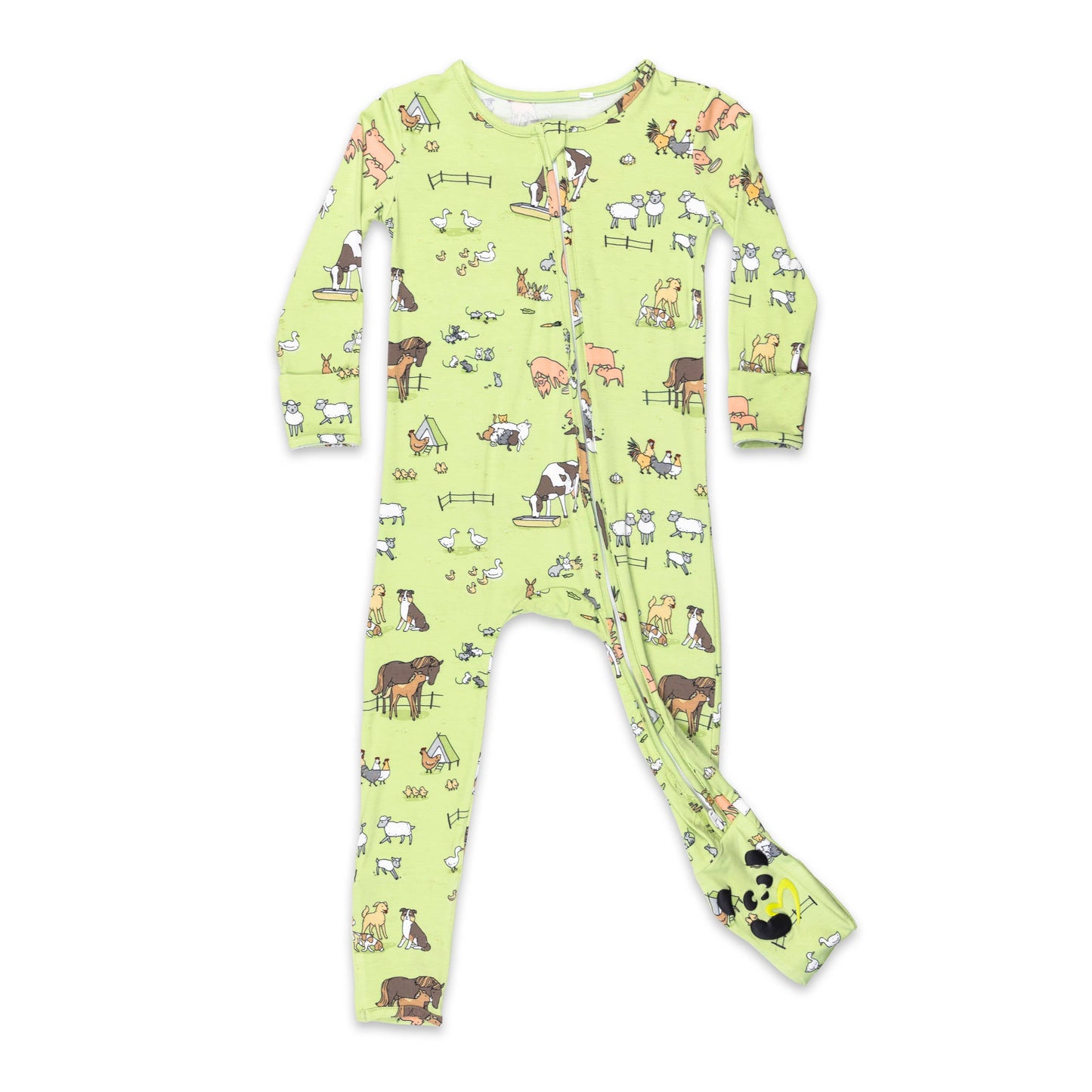 Farm Animals Convertible Footie