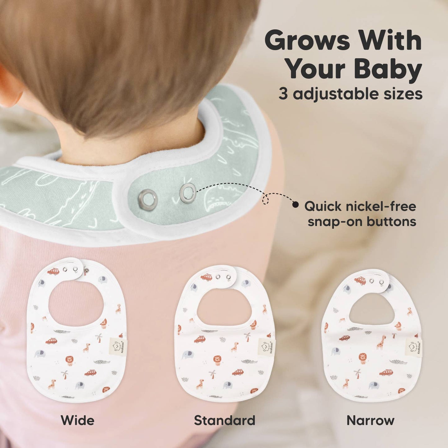 8-pack Urban Drool Bibs Wilderness