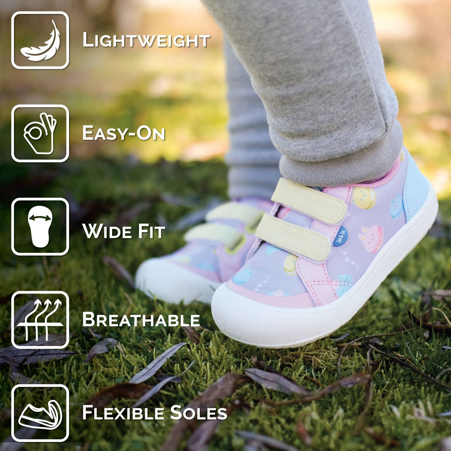 Apricot Flower Toddler Sneakers