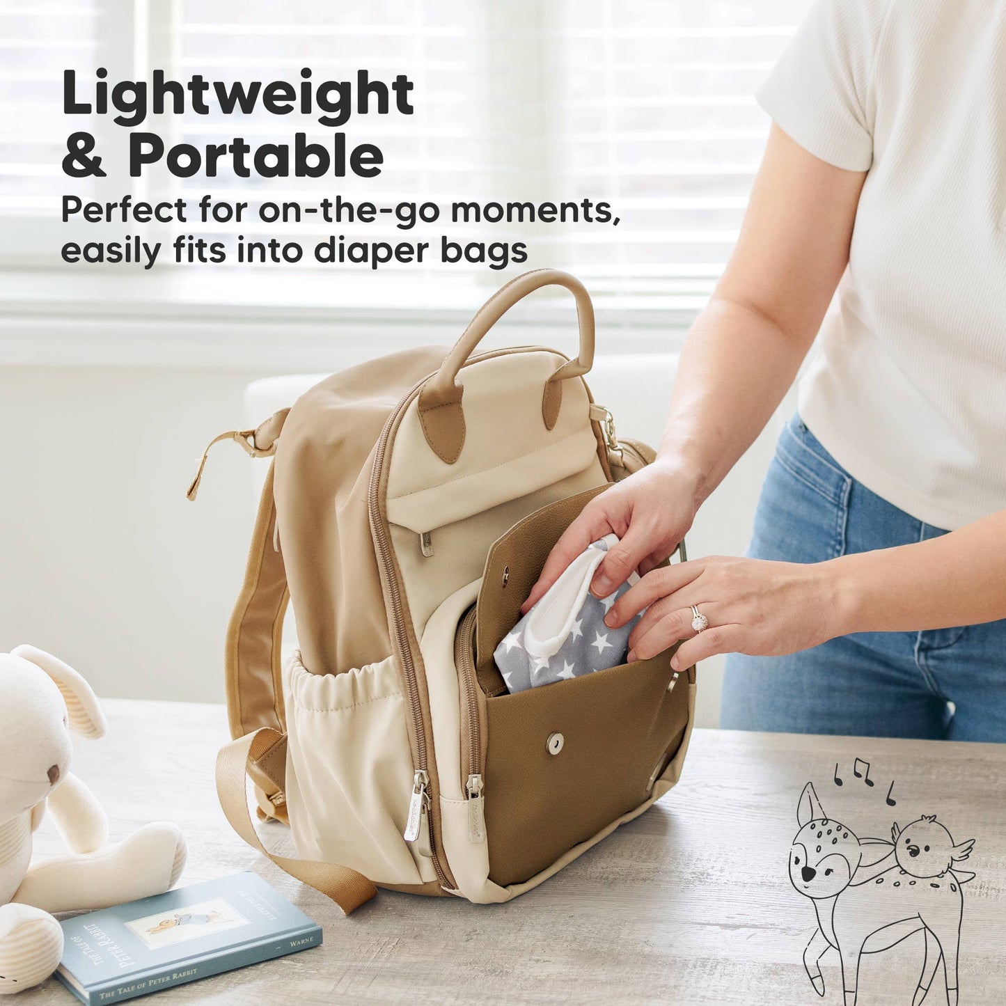 6-Pack Organic Cami Baby Washcloths