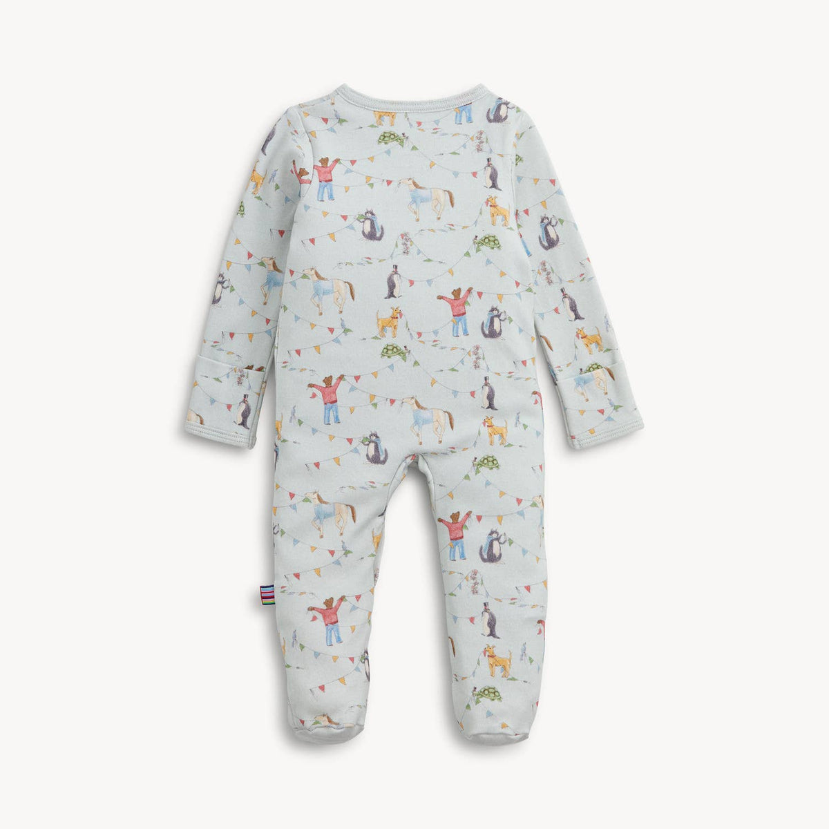FESTIVAL FRIENDS ORGANIC COTTON FOOTIE