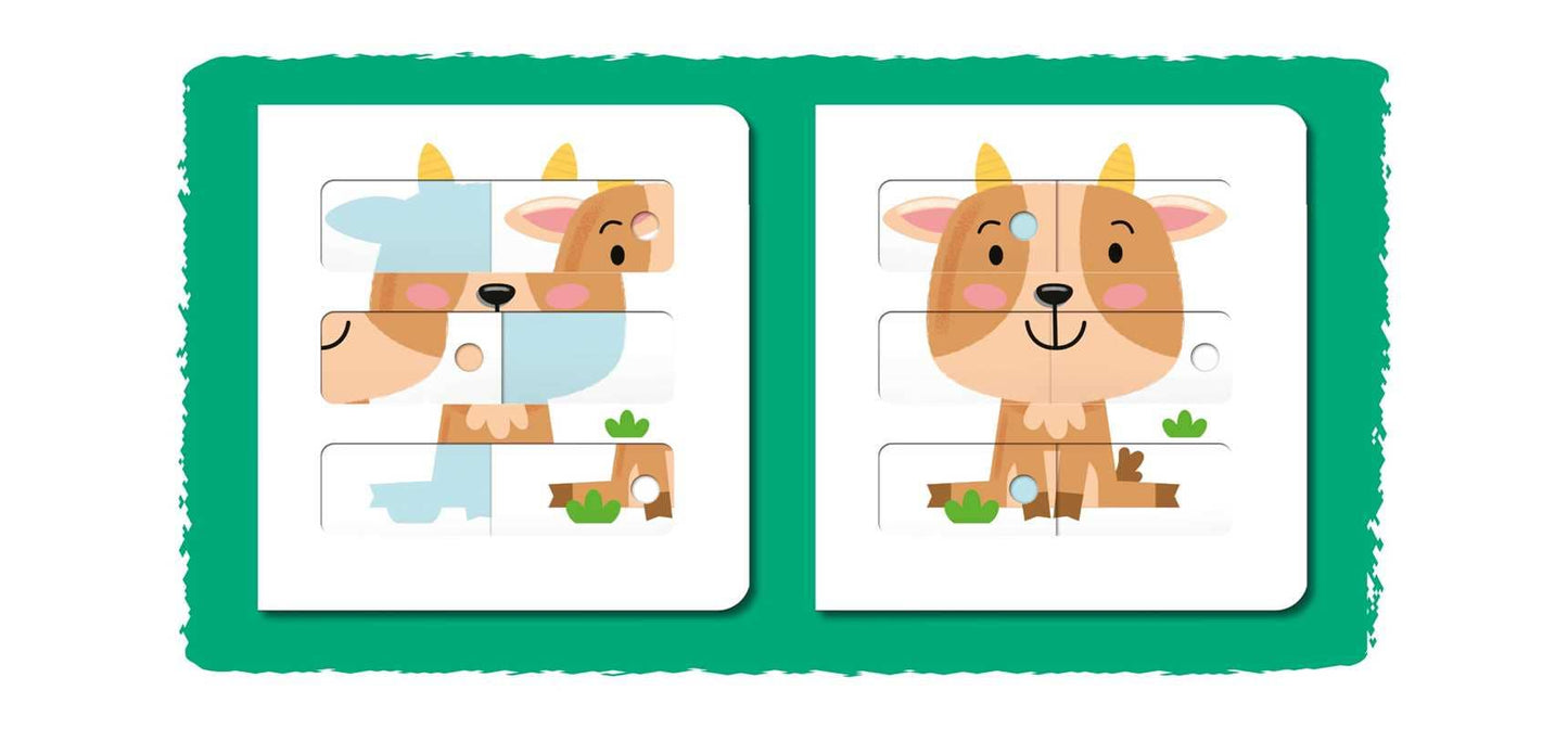 My First Sliding Puzzles Farm Animals