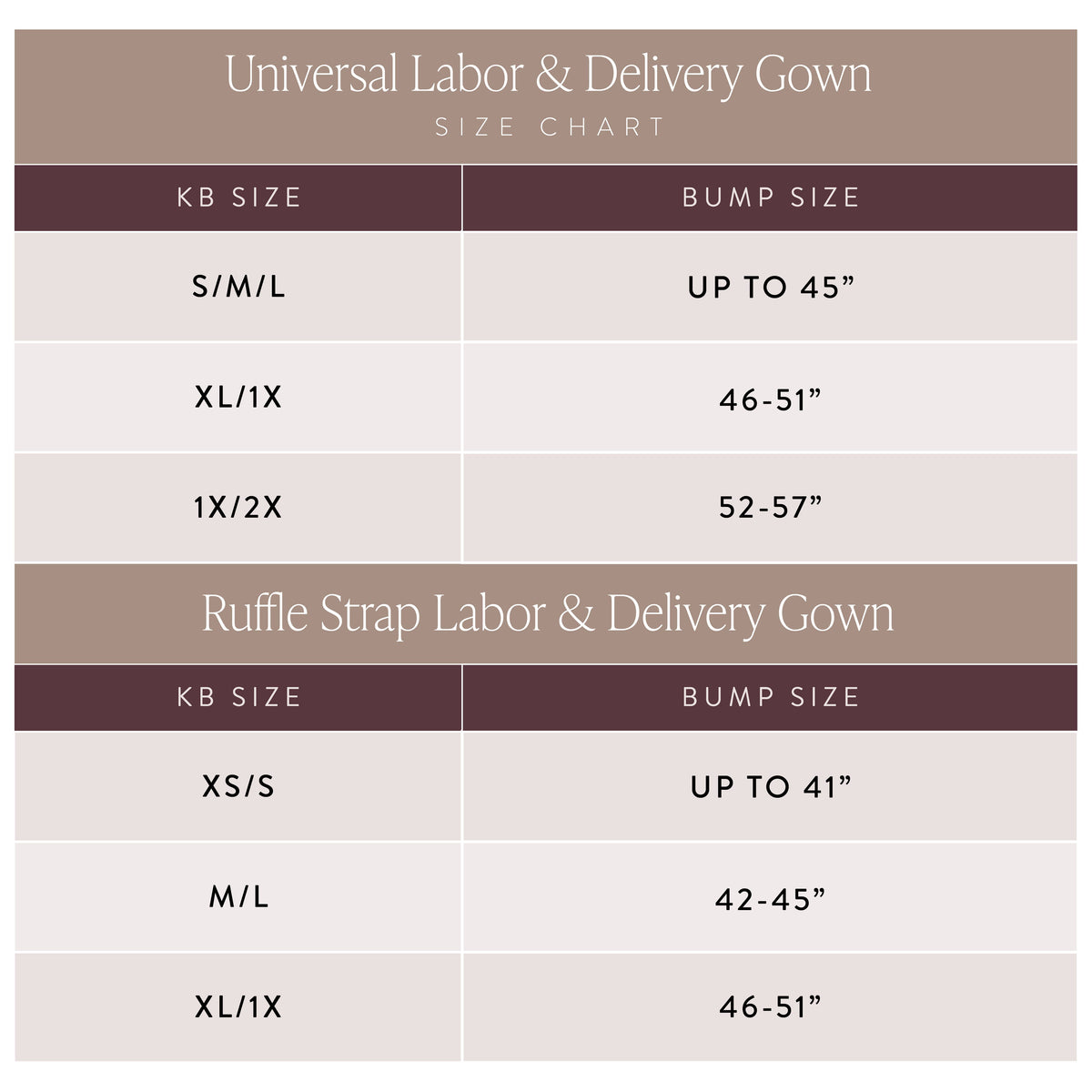 Ruffle Strap Labor & Delivery Gown