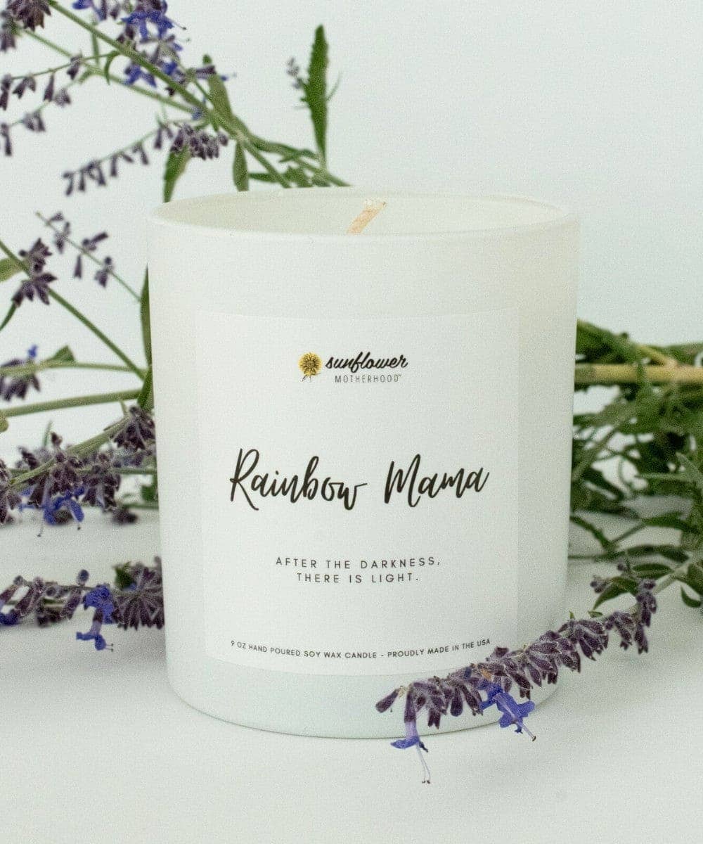 Rainbow Mama Candle
