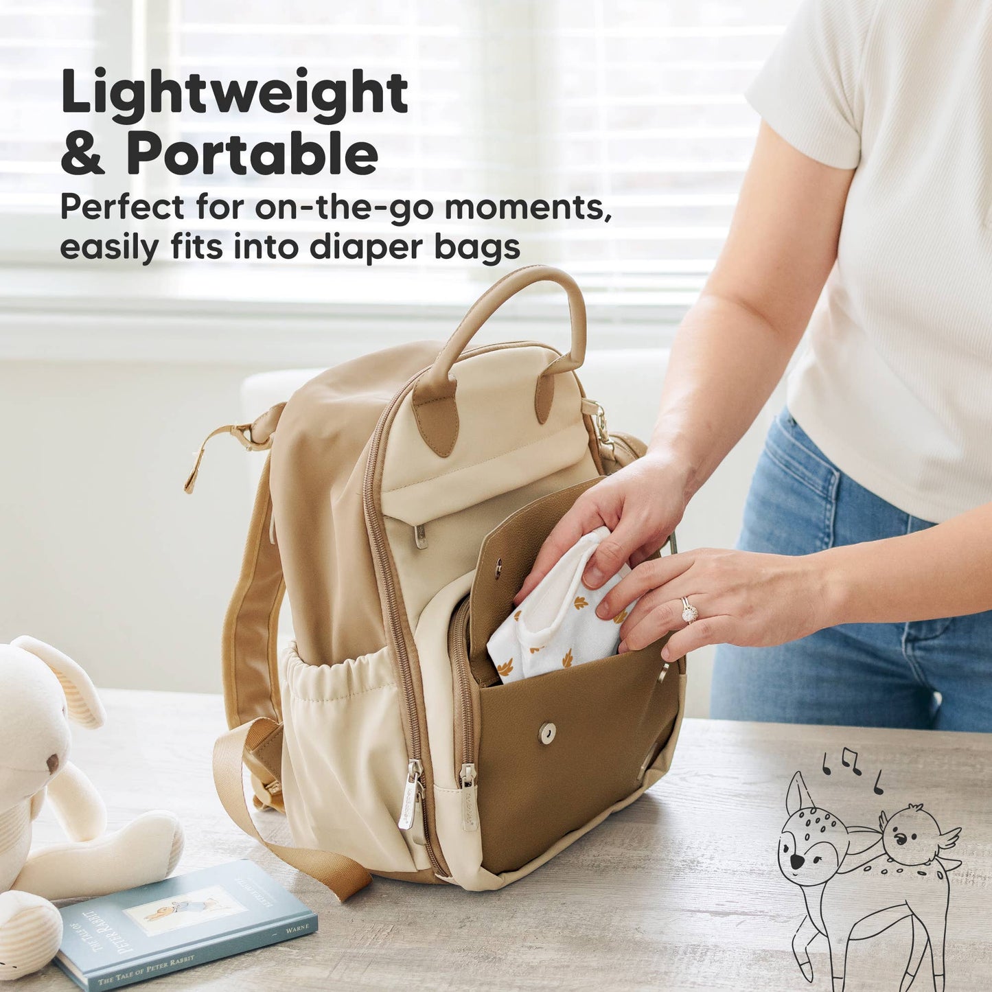 6-Pack Organic Cami Baby Washcloths