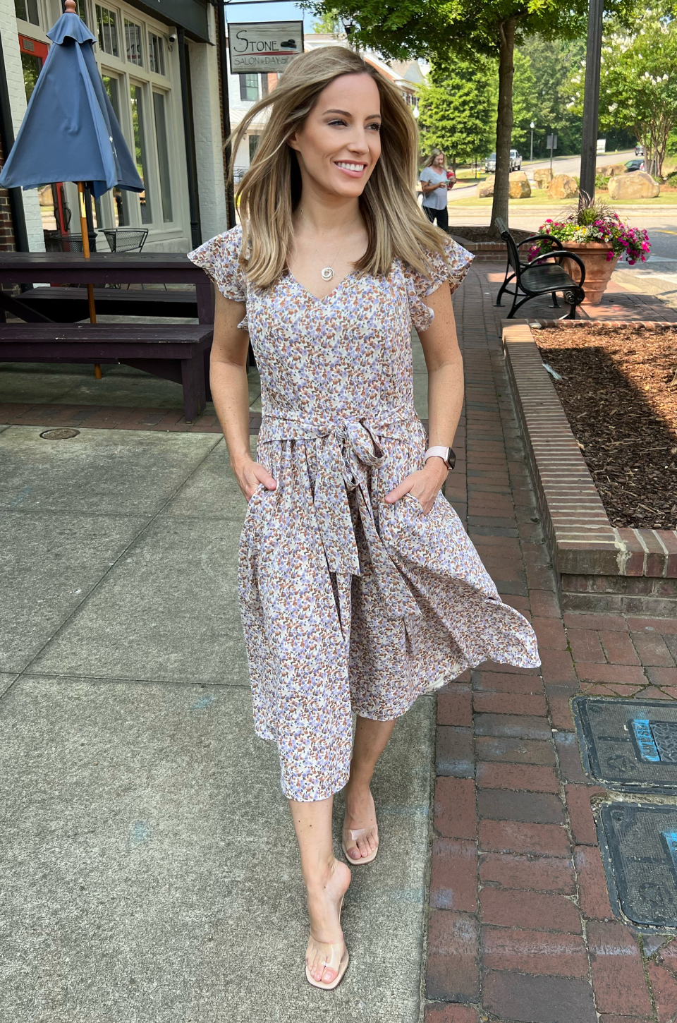 Belted Midi Dress