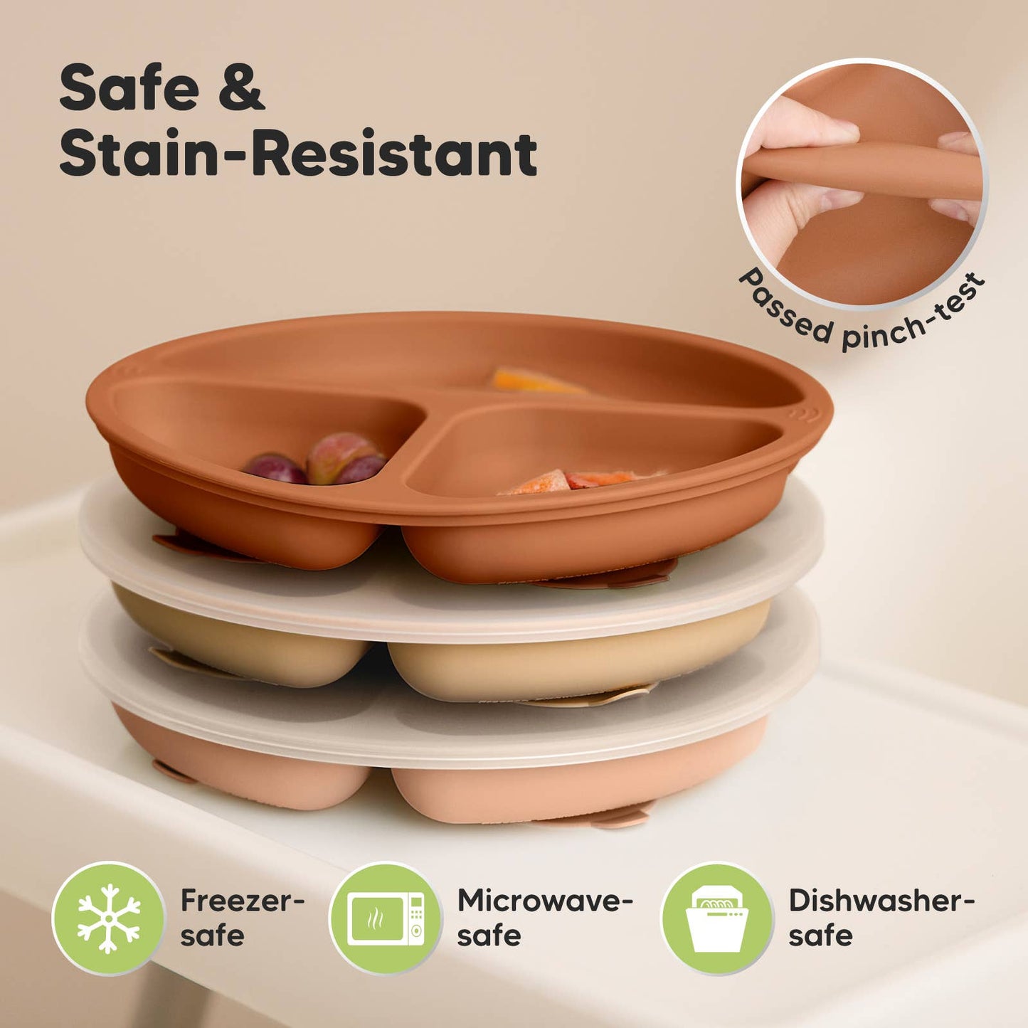 3-Pack Prep Suction Plates
