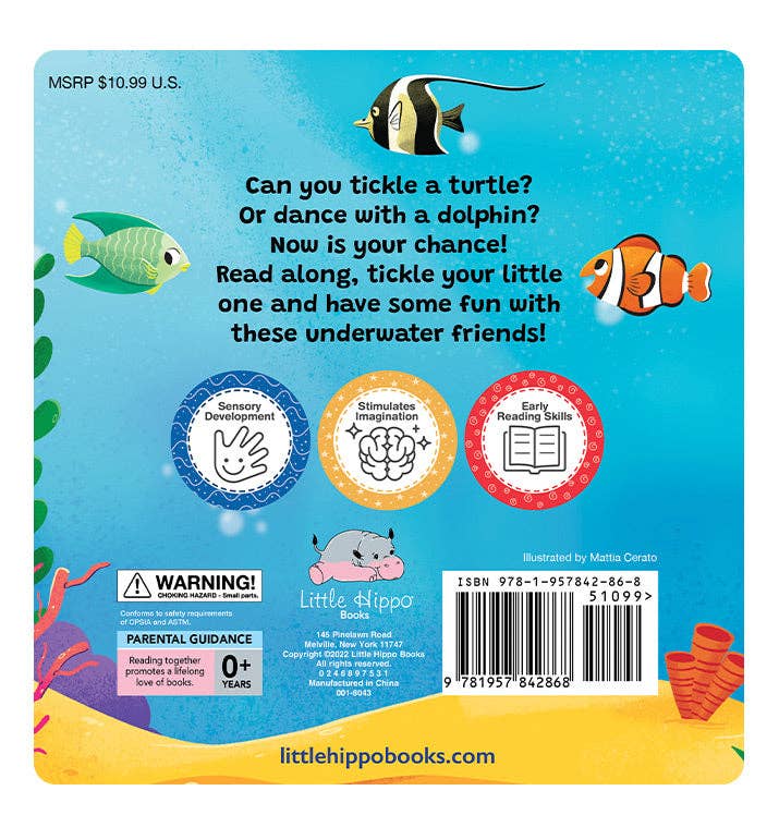 Tickle a Turtle Sensory Board Book