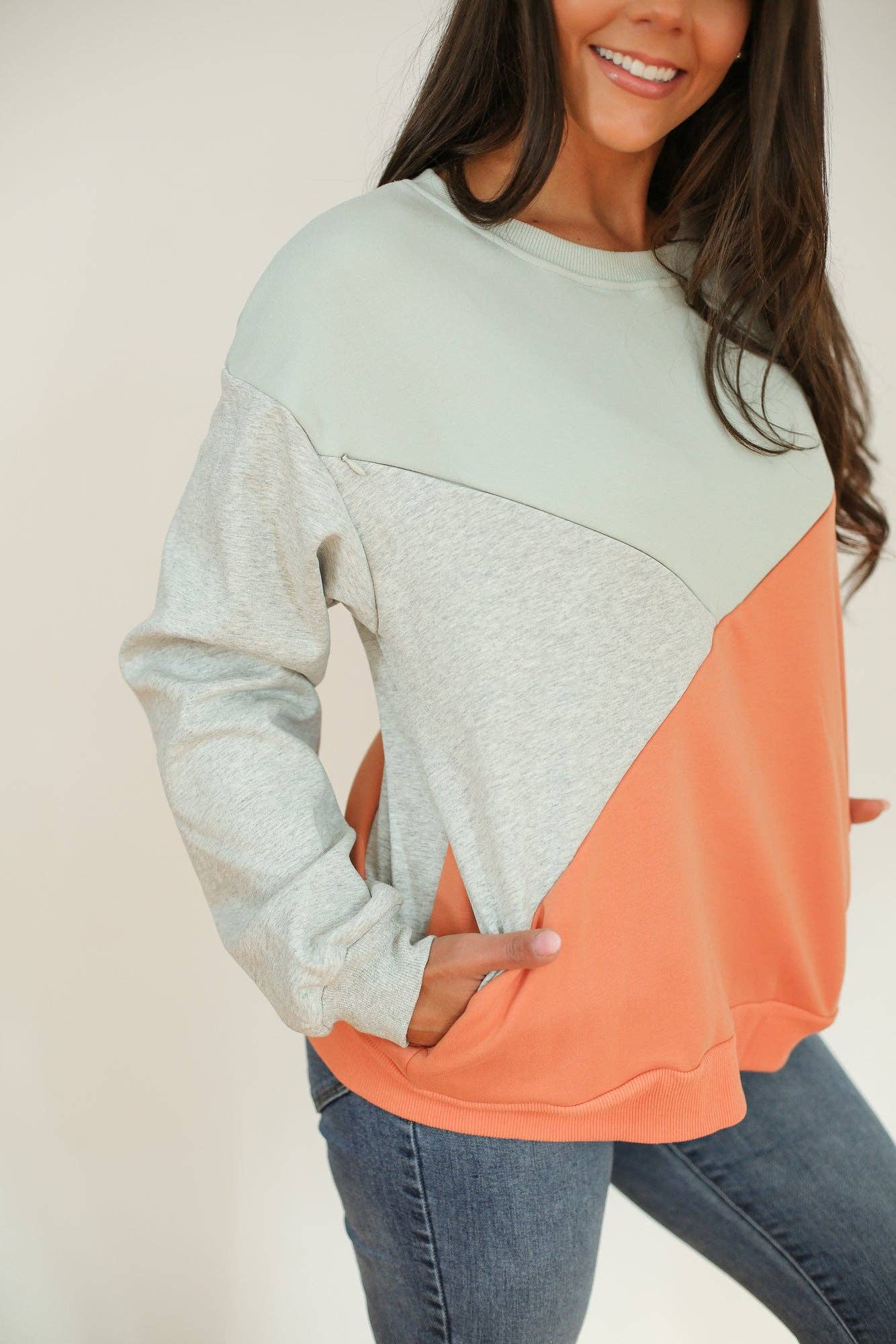 Zip Breastfeeding Sweatshirt