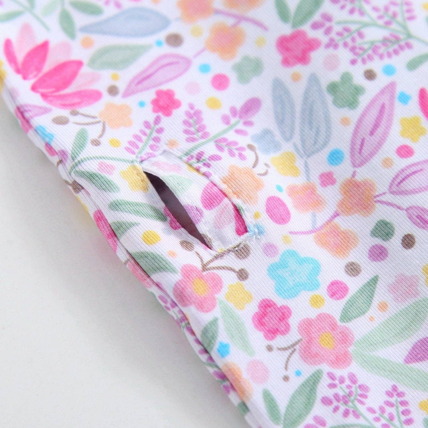 Tiny Blooms Ruffled Pjs
