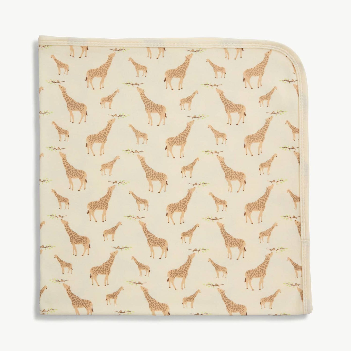 CREAM JOLIE GIRAFFE ORG CTN SWD BLNKT