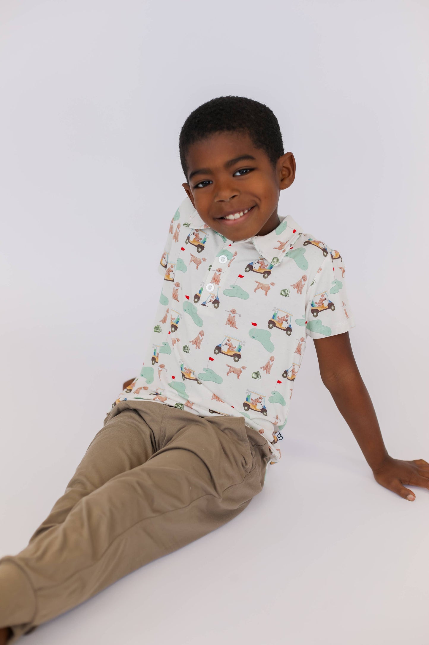 Barks & Birdies (Golf Dogs) Short Sleeve Polo Shirt