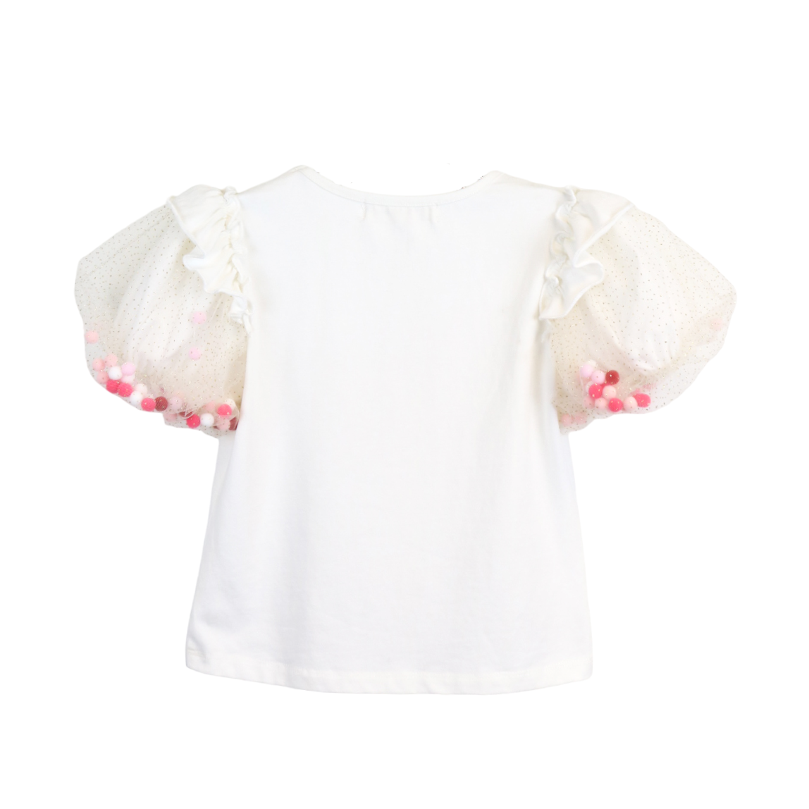 Pom Pom Sleeve Tee
