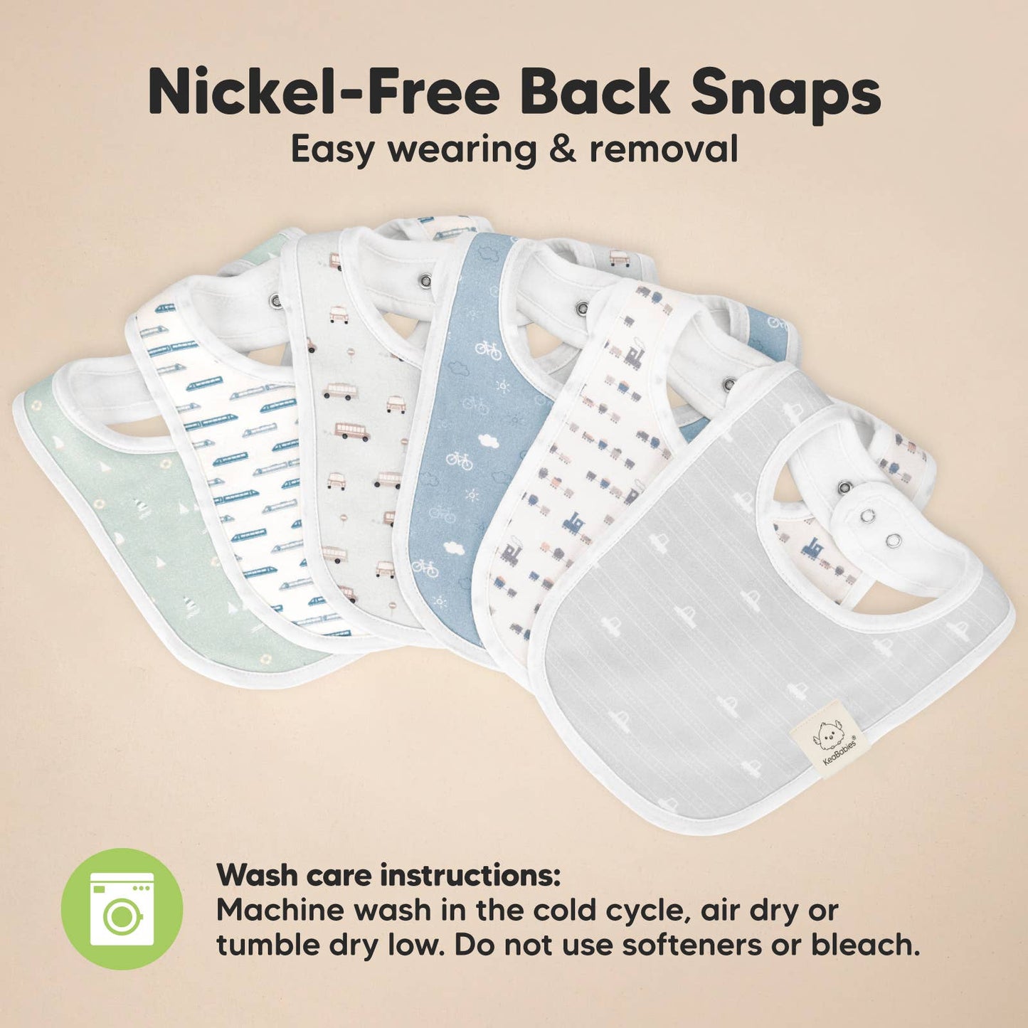 8-pack Urban Drool Bibs Vessels