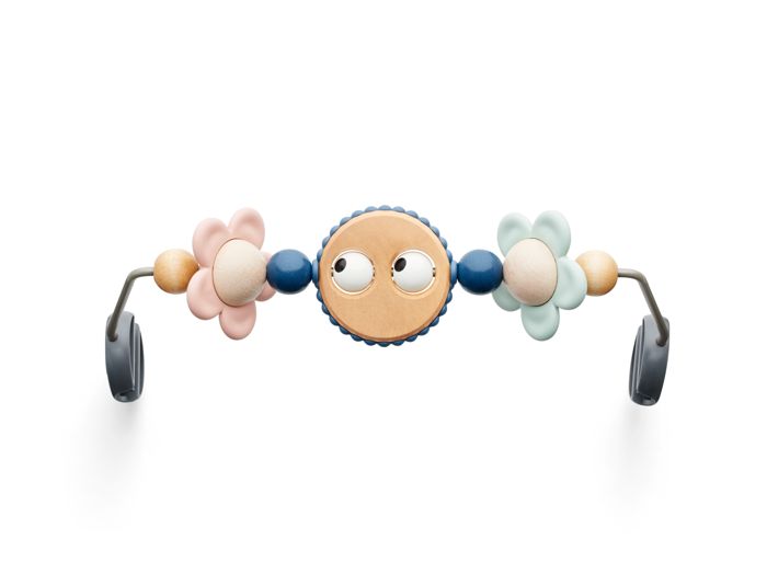 BabyBjorn Toy For Bouncer - Googly Eyes Pastel