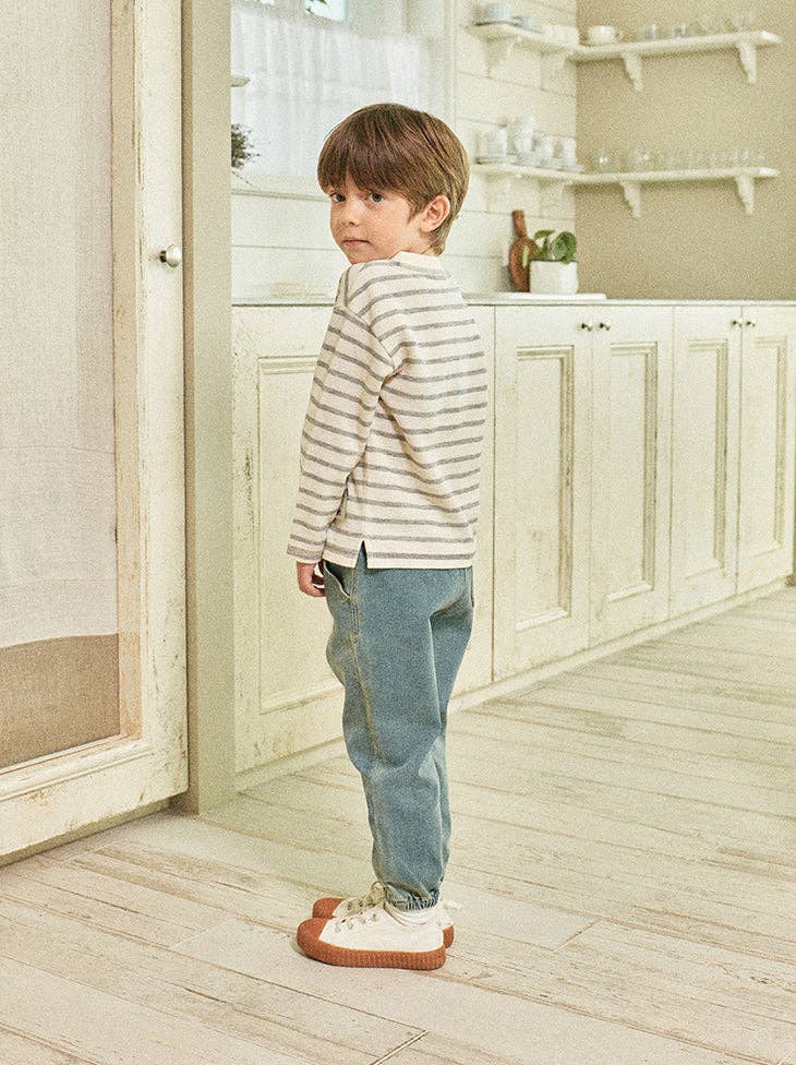 Baggy Washed Denim Pants