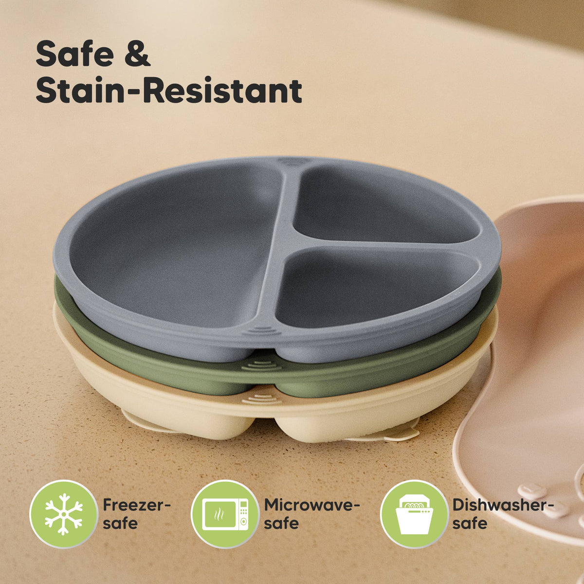 3-Pack Prep Suction Plates