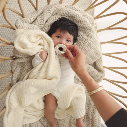 Heritage Knit Baby Blanket