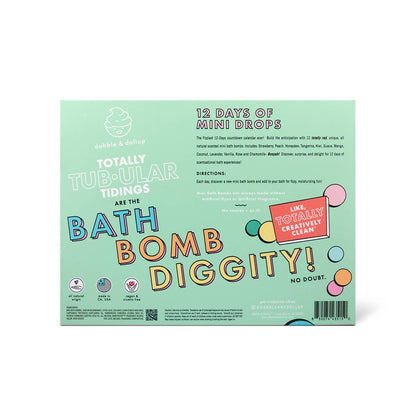 12 Days of Mini Bath Bombs Countdown Calendar