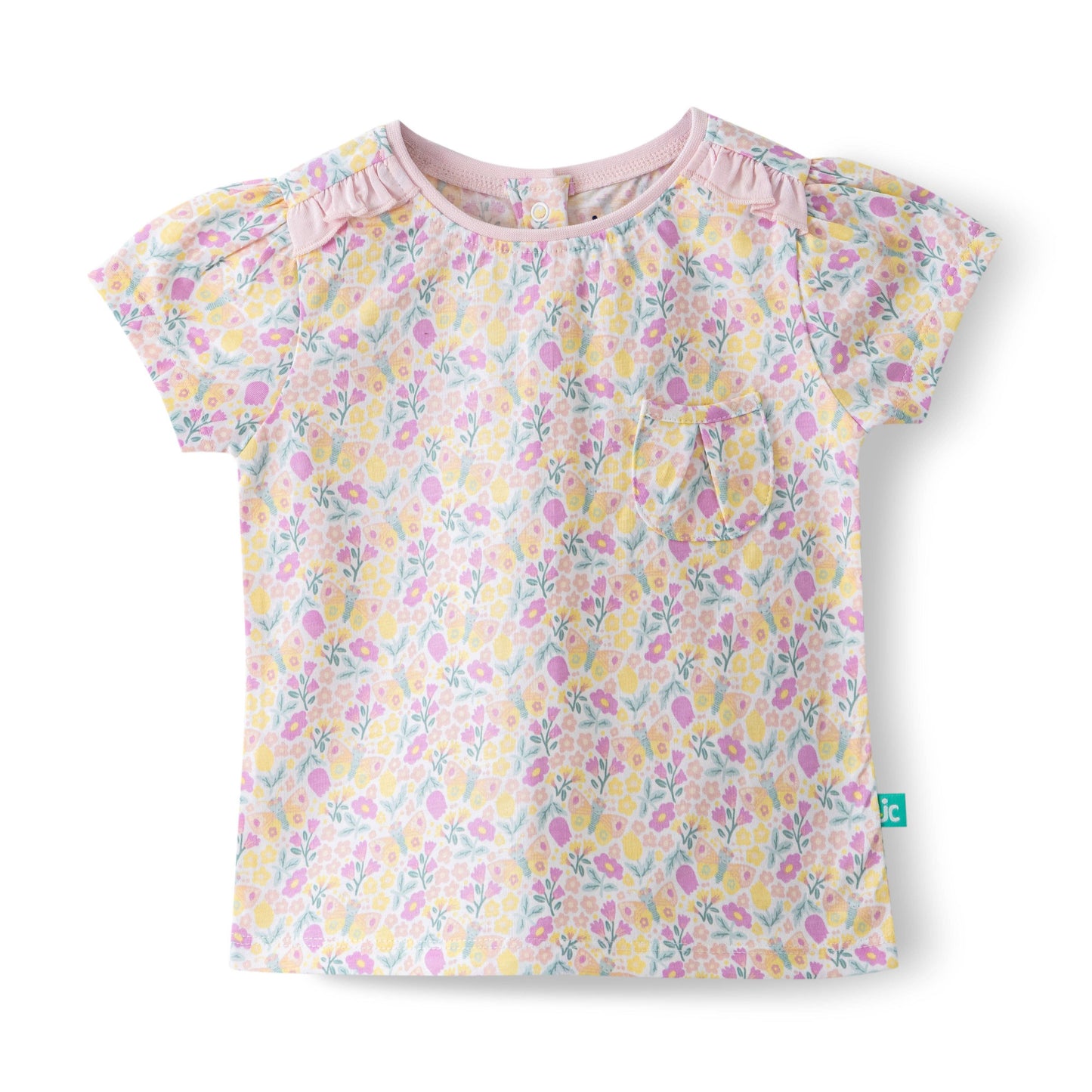 Puff Sleeves & Ruffle Skort Set