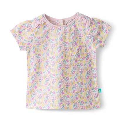 Puff Sleeves & Ruffle Skort Set