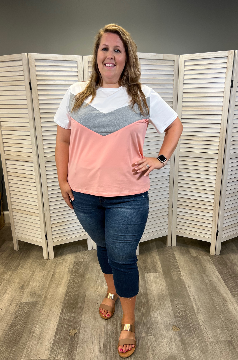 Hot Peach Nursing T-Shirt