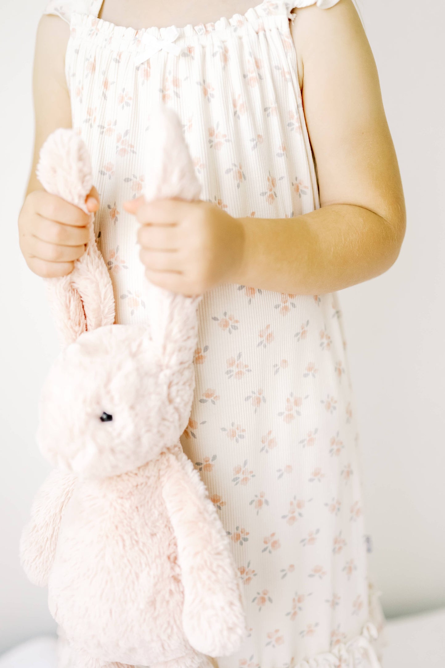 Ribbed Bamboo Nightgown in Ellie Floral