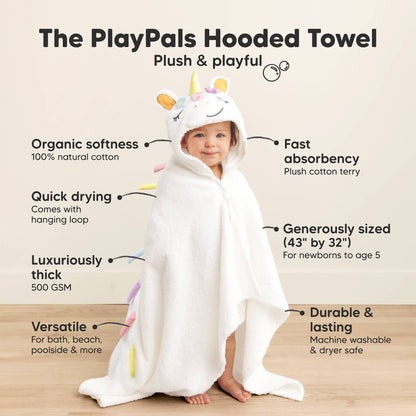 Playpals Hooded Baby Towels