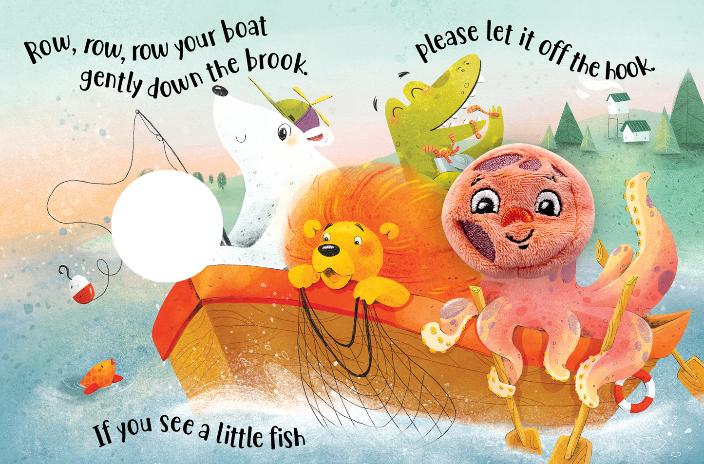 Row, Row, Row Your Boat - Finger Puppet Book